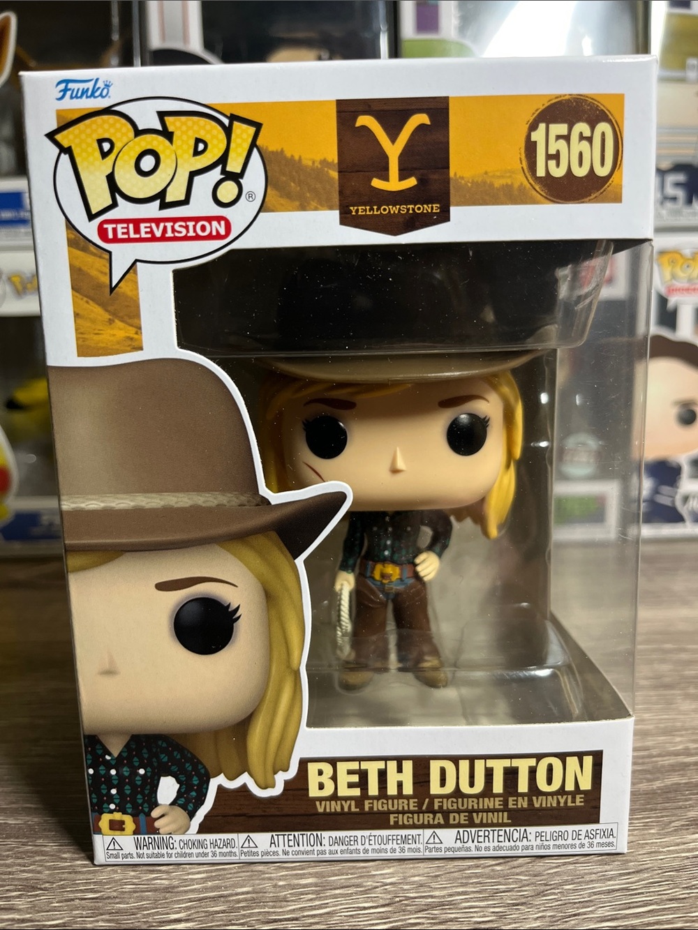 Funko POP! Television Beth Dutton Vinyl Figure - Yellow, Brown, Black